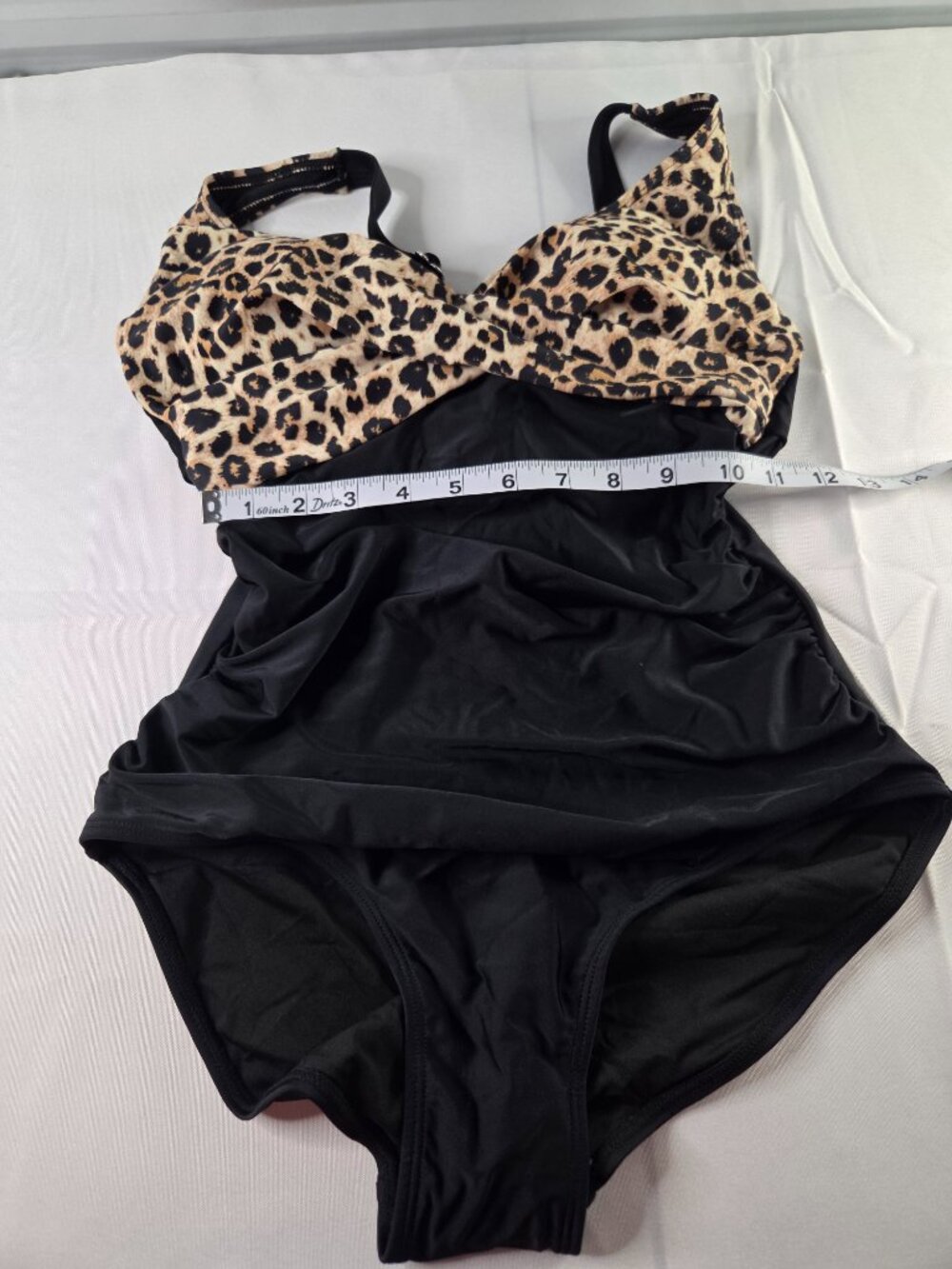 Eomenie One Piece Swimsuit Size Small Leopard Print Swimsuit New in Package - Picture 3 of 5